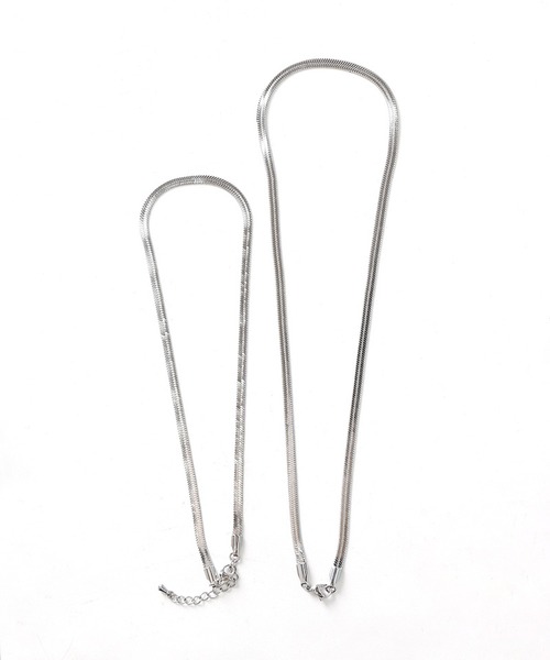 minsobi（ミンソビ）の「ティラチェーンネックレス（ネックレス・メンズ・シルバー・MEDIUM/LARGE）」の2枚目の写真