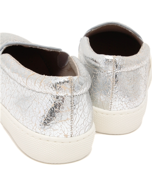 MOHI（モヒ）の「クラックスリッポン（MOHI)（スリッポン・レディース・ホワイト/シルバー・36/37）」の8枚目の写真