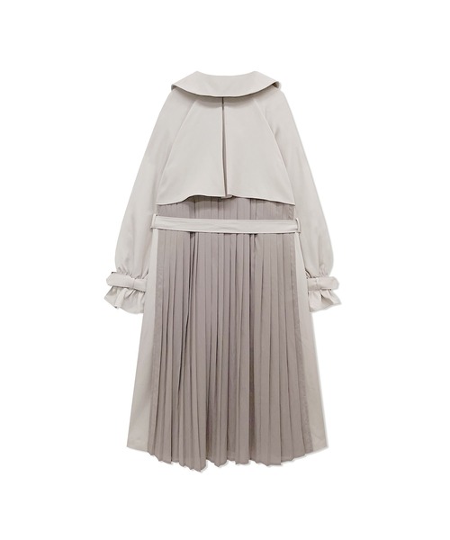 ANDGEEBEE（アンジービー）の「プリーツトレンチコート（トレンチコート・レディース・グレー・MEDIUM）」の9枚目の写真