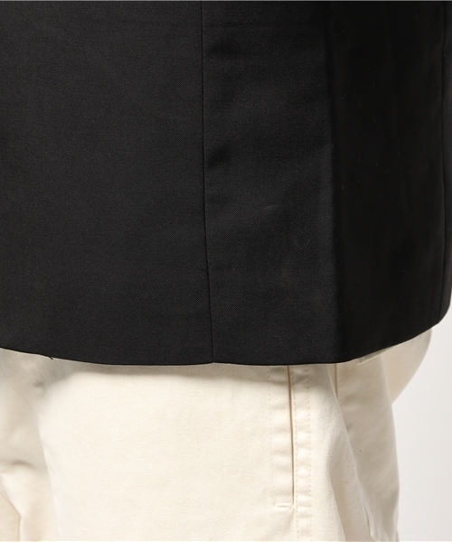 WEGO（ウィゴー）の「WEGO/ノーカラーテーラードジャケット（テーラードジャケット・メンズ・ブラック/グレー・LARGE/MEDIUM）」の11枚目の写真