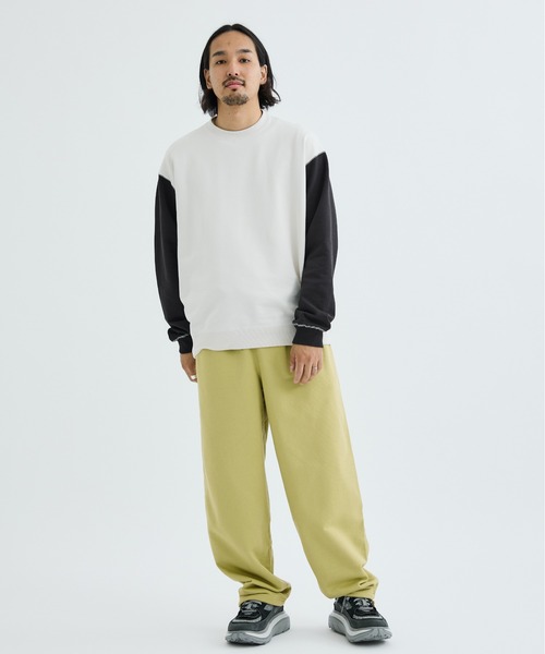marka（マーカ）の「GIM PANTS / スウェットパンツ（スウェットパンツ・メンズ・オフホワイト/ダークグレー/イエロー・1/2）」の14枚目の写真