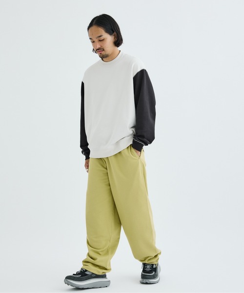 marka（マーカ）の「GIM PANTS / スウェットパンツ（スウェットパンツ・メンズ・オフホワイト/ダークグレー/イエロー・1/2）」の15枚目の写真