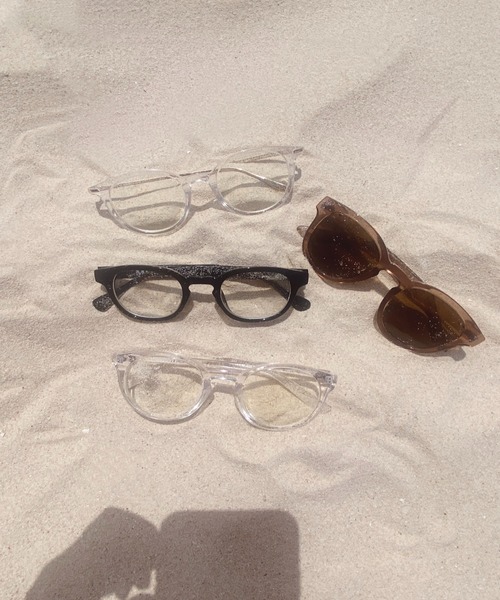 MEME（ミーム）の「MEME clear×gold sunglasses（メガネ）」 WEAR