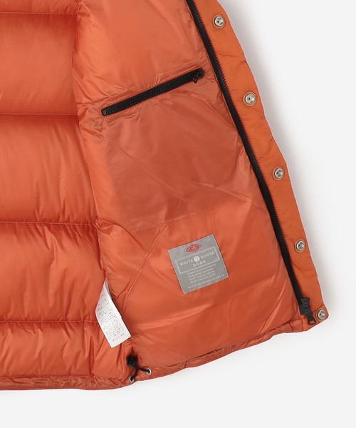 DANTON(ダントン)の「DANTON | キルトダウン 立衿ベスト MEN(ダウンベスト・メンズ・ブラック/オレンジ・MEDIUM/LARGE)」の14枚目の写真
