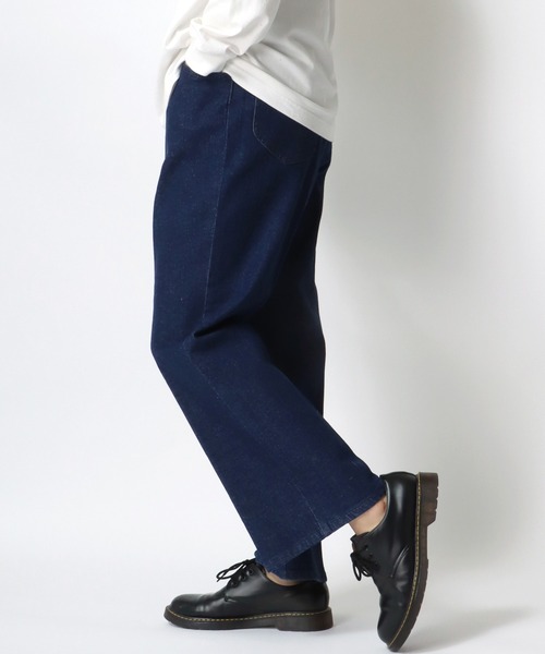 Lee 15102 レザー ブーツカット パンツ ブラック系 30×34 item344100100601-1-2.jpg