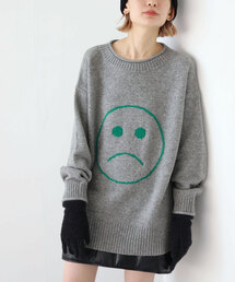 SLOBE citron. | SLOBE citron.キャラクタージャガードBIGニット(ニット/セーター)