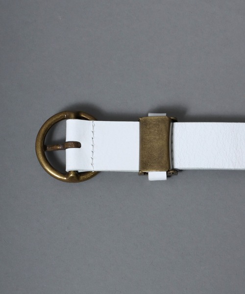 Levi's（リーバイス）の「【Levi's】サークルバックル 30mm  刻印 レザーベルト（ベルト・メンズ・ライトブラウン/ホワイト/ブラウン/ブラック/ダークブラウン・FREE）」の14枚目の写真