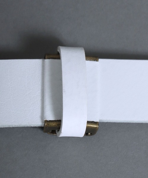 Levi's（リーバイス）の「【Levi's】サークルバックル 30mm  刻印 レザーベルト（ベルト・メンズ・ライトブラウン/ホワイト/ブラウン/ブラック/ダークブラウン・FREE）」の10枚目の写真