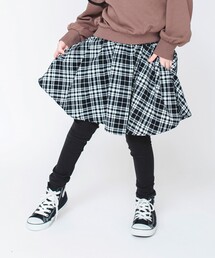 BRANSHES | 【あったか】ダルメシアン柄 / チェック柄 / 花柄裏起毛スカッツ(スカート)