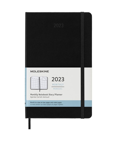 セール モレスキン 手帳 23年1月始まり 12カ月 マンスリーダイアリー ハードカバー ラージサイズ 手帳 メモ帳 Moleskine モレスキン のファッション通販 Zozotown