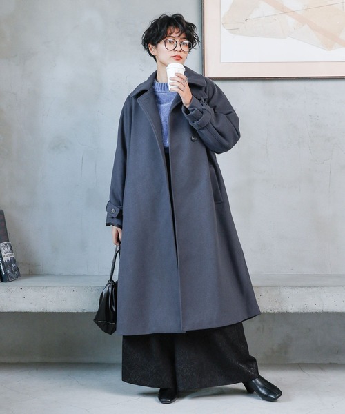 RAGEBLUE（レイジブルー）の「【WEB限定】ジャガード柄ワイドフレアパンツ（スラックス・レディース・ブラック/グリーン・FREE）」の9枚目の写真