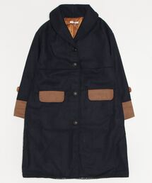 【sandy】ラウンド衿Aラインコート