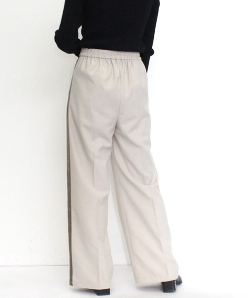 STYLEBLOCK(スタイルブロック)の「ツイルラインパンツ(その他パンツ・レディース・グレー/モカ/ライトベージュ・M)」の6枚目の写真