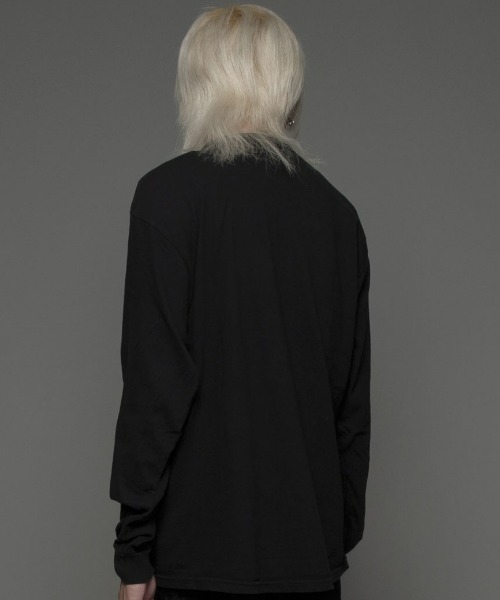 CIVARIZE(シヴァーライズ)の「『CIVARIZE/シヴァーライズ』ヴィンテージ加工アニマルプリントロンT(Tシャツ/カットソー・メンズ・ブラック/チャコールグレー・FREE)」の5枚目の写真