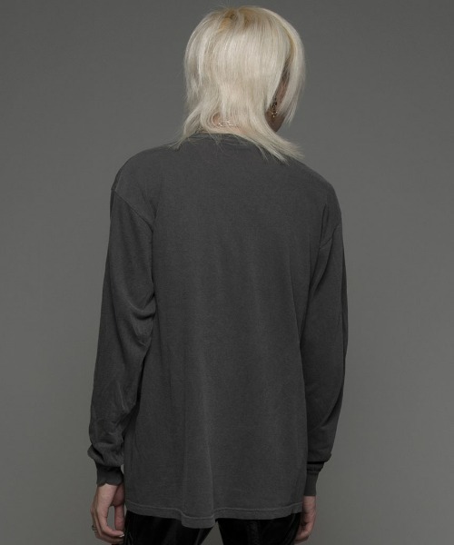 CIVARIZE(シヴァーライズ)の「『CIVARIZE/シヴァーライズ』ヴィンテージ加工アニマルプリントロンT(Tシャツ/カットソー・メンズ・ブラック/チャコールグレー・FREE)」の9枚目の写真