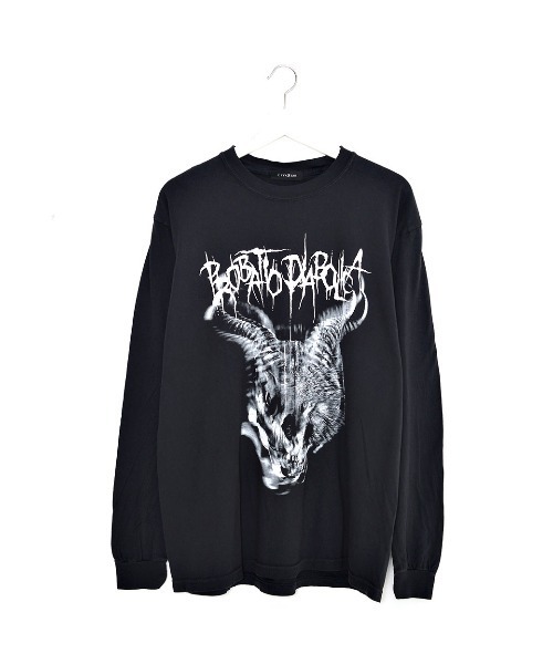 CIVARIZE(シヴァーライズ)の「『CIVARIZE/シヴァーライズ』ヴィンテージ加工アニマルプリントロンT(Tシャツ/カットソー・メンズ・ブラック/チャコールグレー・FREE)」の18枚目の写真