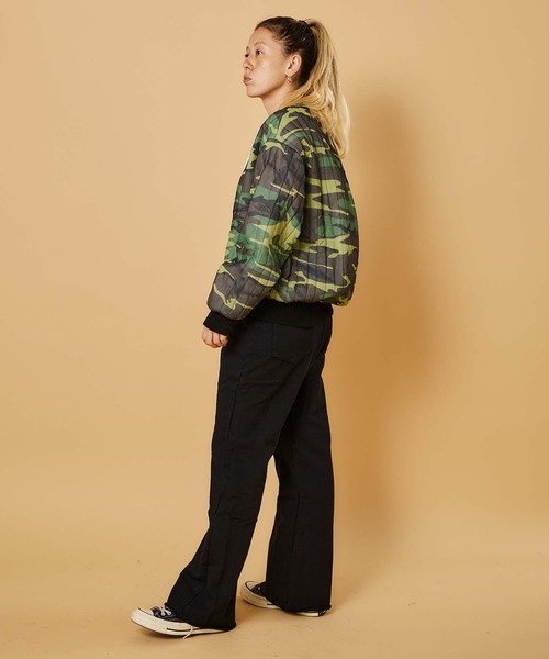 MILITARY(ミリタリー)の「DEAD STOCK QUILT THERMAL TOP / デッドストック キルト サーマルトップ(スウェット・レディース・カモフラージュ・LARGE/XX-LARGE/XXX-LARGE)」の9枚目の写真