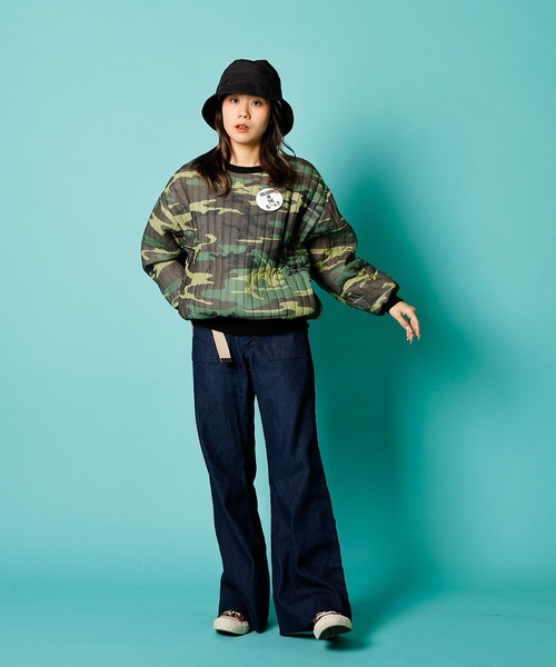 MILITARY(ミリタリー)の「DEAD STOCK QUILT THERMAL TOP / デッドストック キルト サーマルトップ(スウェット・レディース・カモフラージュ・LARGE/XX-LARGE/XXX-LARGE)」の13枚目の写真