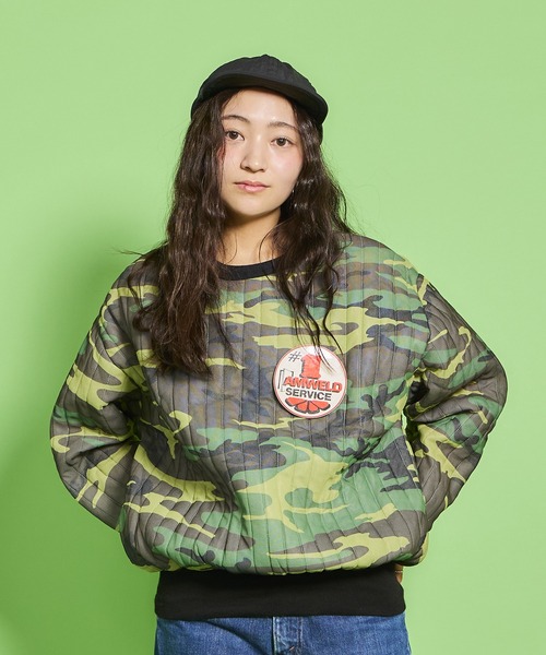 MILITARY(ミリタリー)の「DEAD STOCK QUILT THERMAL TOP / デッドストック キルト サーマルトップ(スウェット・レディース・カモフラージュ・LARGE/XX-LARGE/XXX-LARGE)」の14枚目の写真