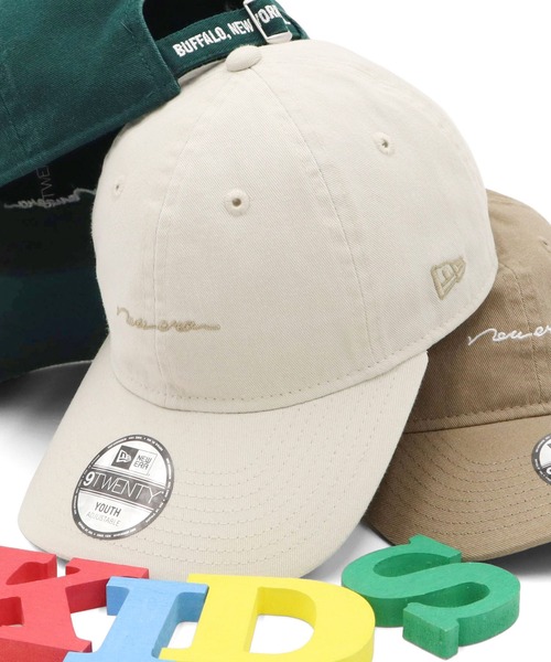 NEW ERA(ニューエラ)の「ニューエラ キッズ キャップ 9TWENTY(キャップ・キッズ・ブラック/ダークグリーン/ベージュ/ホワイト・52-56cm)」の2枚目の写真