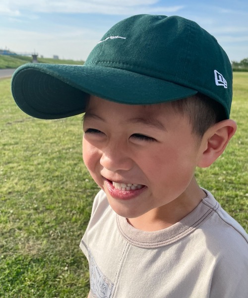 NEW ERA(ニューエラ)の「ニューエラ キッズ キャップ 9TWENTY(キャップ・キッズ・ブラック/ダークグリーン/ベージュ/ホワイト・52-56cm)」の1枚目の写真