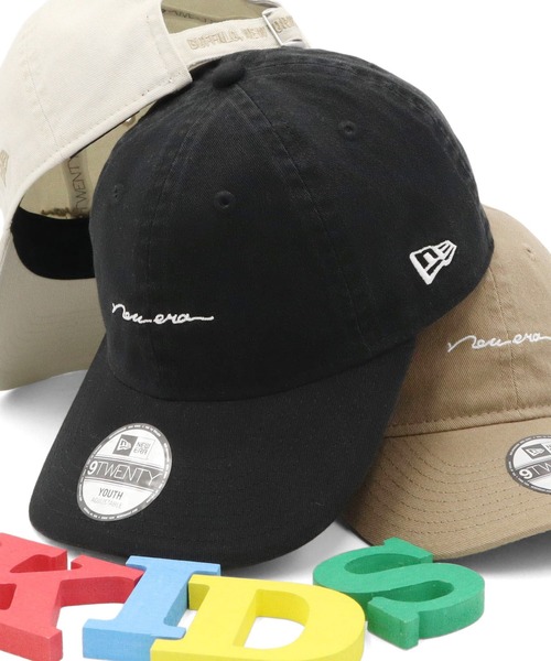 NEW ERA(ニューエラ)の「ニューエラ キッズ キャップ 9TWENTY(キャップ・キッズ・ブラック/ダークグリーン/ベージュ/ホワイト・52-56cm)」の9枚目の写真