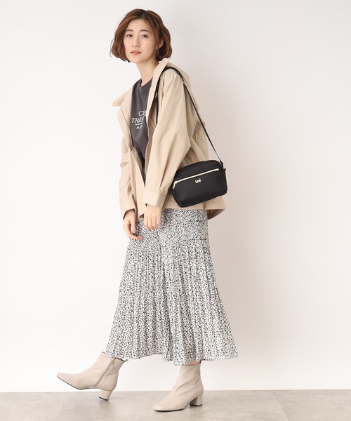 Lee（リー）の「◆【Lee別注】スクエアショルダー(抗菌裏地)（ショルダーバッグ・レディース・グレー系3/ライトブルー/ブラック/イエロー系その他/グリーン/レオパード・00）」の21枚目の写真