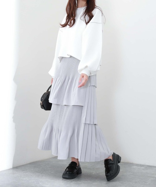 archives(アルシーヴ)の「ダンボールアウトメロープルオーバー(スウェット・レディース・アイボリー/ブラック/オフホワイト/チャコールグレー・MEDIUM)」の11枚目の写真