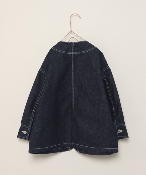 LOWRYS FARM(ローリーズファーム)の「Cデニムカバーオール 177889(カバーオール・キッズ・ネイビー/ブルー・110cm/140cm/150cm/120cm/130cm)」の6枚目の写真
