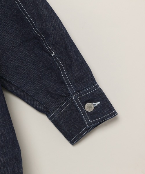 LOWRYS FARM(ローリーズファーム)の「Cデニムカバーオール 177889(カバーオール・キッズ・ネイビー/ブルー・110cm/140cm/150cm/120cm/130cm)」の4枚目の写真