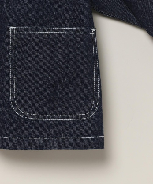 LOWRYS FARM(ローリーズファーム)の「Cデニムカバーオール 177889(カバーオール・キッズ・ネイビー/ブルー・110cm/140cm/150cm/120cm/130cm)」の12枚目の写真