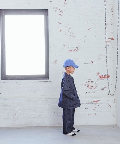 LOWRYS FARM(ローリーズファーム)の「Cデニムカバーオール 177889(カバーオール・キッズ・ネイビー/ブルー・110cm/140cm/150cm/120cm/130cm)」の21枚目の写真