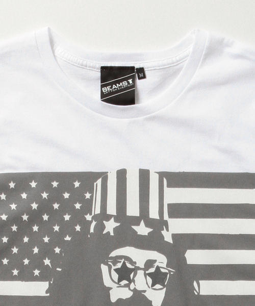 BEAMS T(ビームスティー)の「【SPECIAL PRICE】BEAMS T / FLAG Tシャツ(Tシャツ/カットソー・メンズ・ホワイト/グレー・SMALL/MEDIUM/LARGE/X-LARGE)」の4枚目の写真
