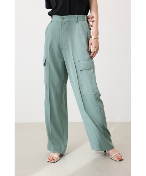 crie conforto（クリーコンフォルト）の「センタープレスカーゴパンツ（カーゴパンツ・レディース・グレイッシュベージュ/カーキ/ネイビー・SMALL/MEDIUM）」の5枚目の写真