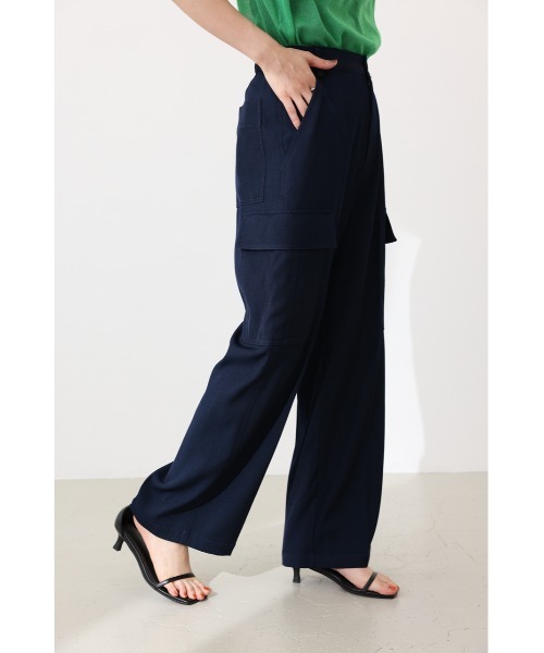 crie conforto（クリーコンフォルト）の「センタープレスカーゴパンツ（カーゴパンツ・レディース・グレイッシュベージュ/カーキ/ネイビー・SMALL/MEDIUM）」の22枚目の写真