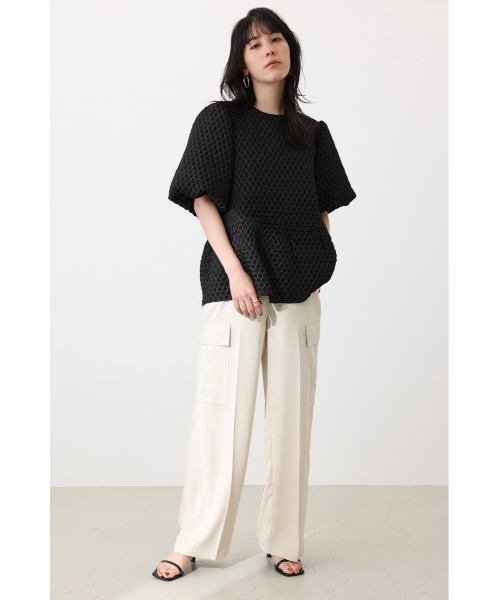 crie conforto（クリーコンフォルト）の「センタープレスカーゴパンツ（カーゴパンツ・レディース・グレイッシュベージュ/カーキ/ネイビー・SMALL/MEDIUM）」の15枚目の写真