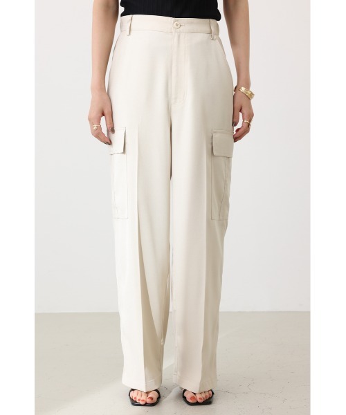 crie conforto（クリーコンフォルト）の「センタープレスカーゴパンツ（カーゴパンツ・レディース・グレイッシュベージュ/カーキ/ネイビー・SMALL/MEDIUM）」の16枚目の写真