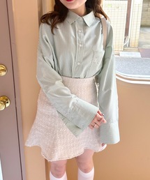 OLIVE des OLIVE | 【WEB限定カラー有】マントスリーブゆるシャツ(シャツ/ブラウス)