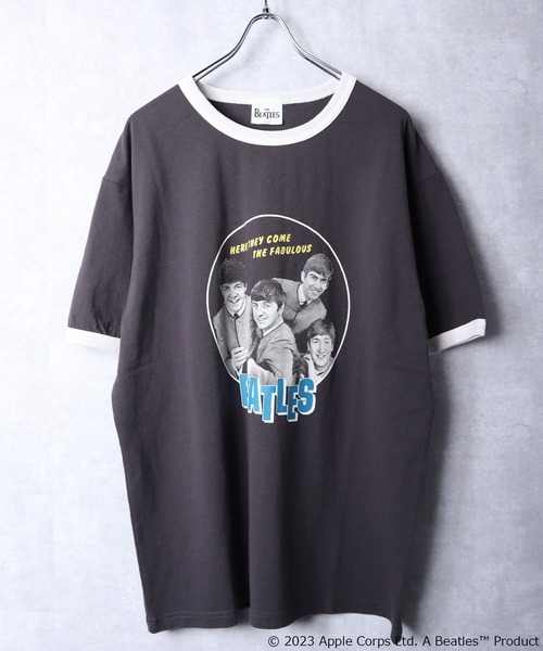 セール】【THE BEATLES/ザ ビートルズ】フロントフォトプリント