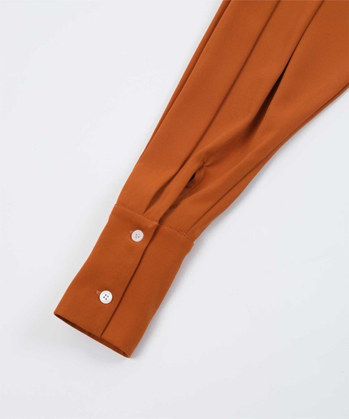 miette（ミエット）の「タックスリーブVネックワンピース（ワンピース・レディース・ブラック/オレンジ/ブルー・FREE）」の15枚目の写真