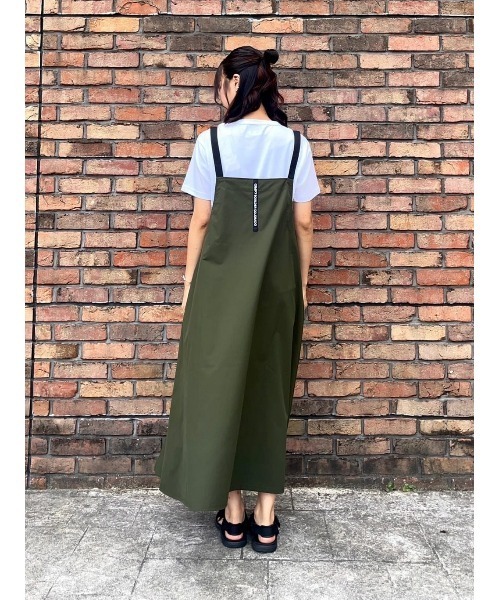 CAMP7（キャンプセブン）の「【CAMP7】テープロゴジャンスカ（サロペット/オーバーオール・レディース・ブラック/カーキブラウン・M/L）」の17枚目の写真