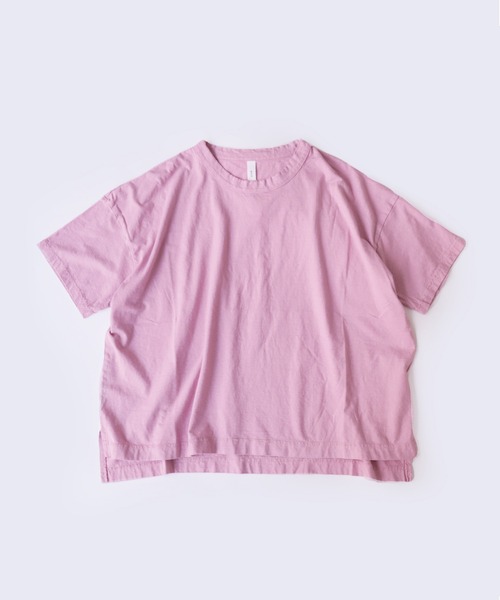 prit（プリット）の「[ prit ] 5分袖ワイドTシャツ（Tシャツ/カットソー・レディース・ピンク/ホワイト/ブラック/グレー・FREE）」の4枚目の写真