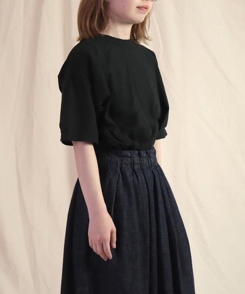 prit（プリット）の「[ prit ] 5分袖ワイドTシャツ（Tシャツ/カットソー・レディース・ピンク/ホワイト/ブラック/グレー・FREE）」の10枚目の写真