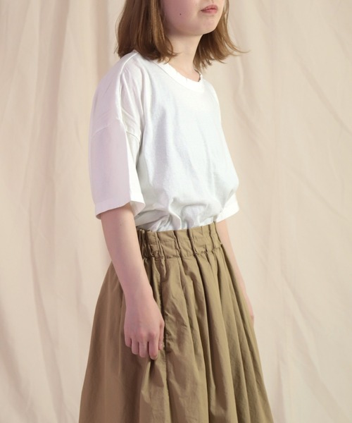 prit（プリット）の「[ prit ] 5分袖ワイドTシャツ（Tシャツ/カットソー・レディース・ピンク/ホワイト/ブラック/グレー・FREE）」の14枚目の写真