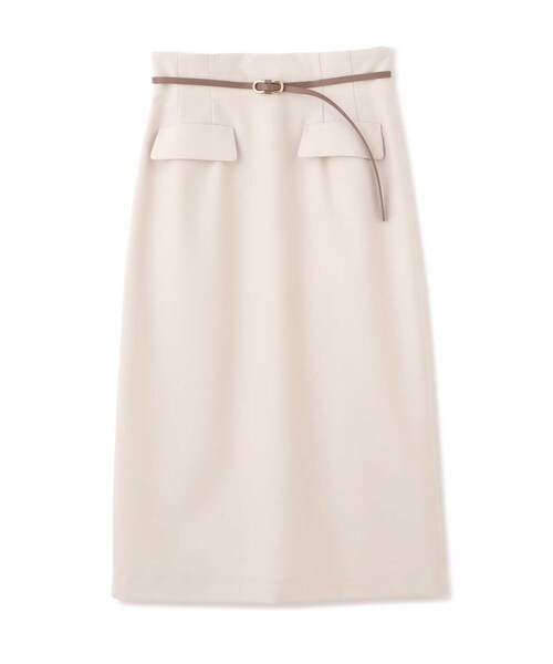 PROPORTION BODY DRESSING（プロポーションボディドレッシング）の「ベルト付ツイルタイトスカート / 1213120214（スカート・レディース・ベージュ/ブルー/ライトグリーン・SMALL/MEDIUM/X-SMALL）」の16枚目の写真