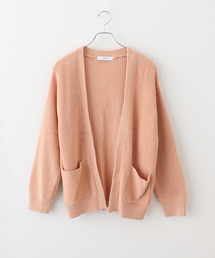 オーバーサイズヘビーウェイト コットンカーディガン