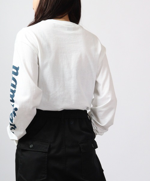 波達(NAMITATSU)（ナミタツ）の「波達(NAMITATSU) 6oz ウルトラコットン プリント ロンT 長袖（Tシャツ/カットソー・メンズ・ホワイト/ネイビー系/ネイビー/チャコール/ホワイト系その他・XL/L/M）」の10枚目の写真