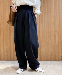 AMELY | タックワイドパンツ(その他パンツ)