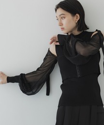 UNITED TOKYO | ラタンビスチェニット(ニット/セーター)