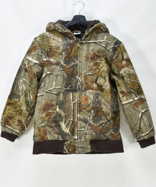 cnm Carhartt リアルツリー アクティブジャケット キッズ キッズ 古着